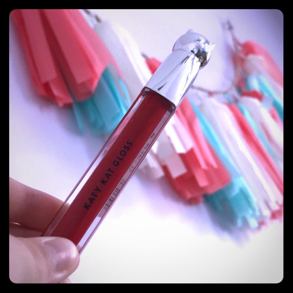 New Katy Kat lipgloss blood stain red